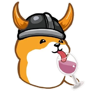 🍸 emoji Floki Inu Telegram sticker 16 of 28