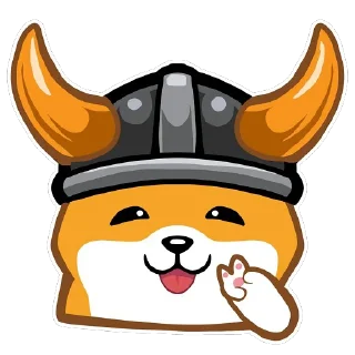 ✌️ emoji Floki Inu Telegram sticker 23 of 28