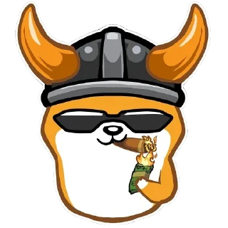💵 emoji Floki Inu Telegram sticker 14 of 28