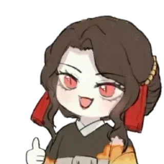 👍 emoji Muzan oc Telegram sticker 7 of 17