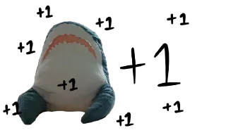 1️⃣ emoji IKEA鯊魚🦈 Telegram sticker 17 of 52