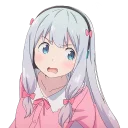 😥 emoji Eromanga Sensei / エロマンガ先生 Telegram sticker 21 of 118