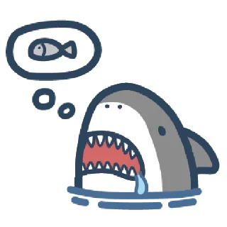 🐾 emoji 鯊魚先生 Telegram sticker 18 of 78