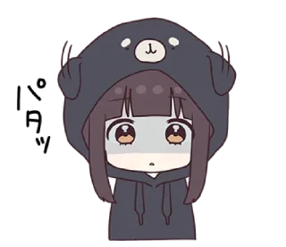🌩 emoji @waesticker kurumi-chan.10 Telegram sticker 20 of 42