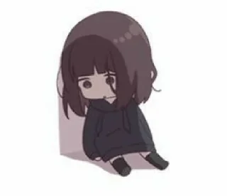 ❣ emoji Chibi Kurumi-Chan || @RevelryStickers Telegram sticker 9 of 41