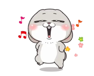 🕺 emoji Miss Rabbit @Stickersey Telegram sticker 11 of 30