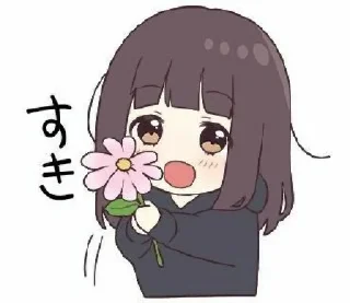 ❣ emoji Chibi Kurumi-Chan || @RevelryStickers Telegram sticker 8 of 41