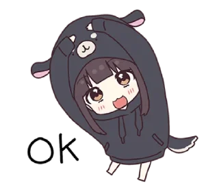 🌩 emoji @waesticker kurumi-chan.10 Telegram sticker 21 of 42