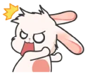 😮 emoji Rabbit Telegram sticker 21 of 40
