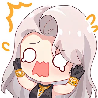 😱 emoji 乃琳 Telegram sticker 10 of 26