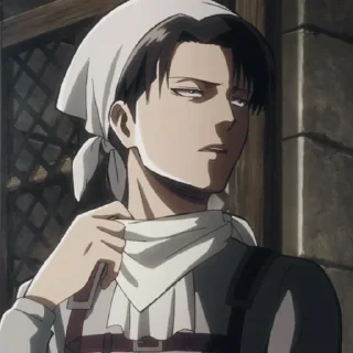 🖤 emoji Levi Ackerman Telegram sticker 24 of 52