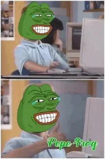 😂 emoji Pepe | @tarahume | @StickerXtara Telegram sticker 9 of 120