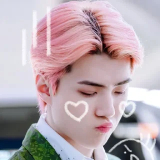 Sticker from Sehun cute @aesthaticgirll