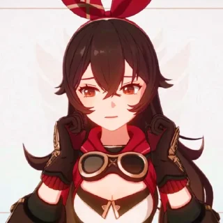 🏹 emoji 𝐎utrider 𝑨mber ≥___≤ @GENSHIINS Telegram sticker 15 of 50