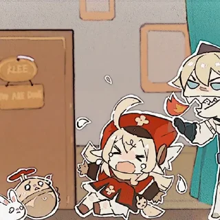 💥 emoji ⤻ 𝐊lee !! ★ @GENSHIINS ✿ˎˊ˗ Telegram sticker 13 of 71