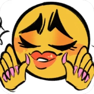 🫥 emoji Cursed emojis Telegram sticker 15 of 33
