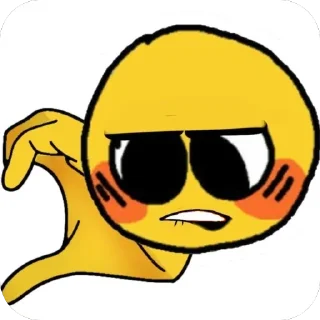 🫥 emoji Cursed emojis Telegram sticker 8 of 33