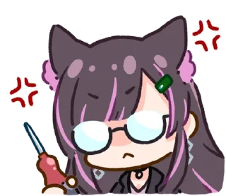 ⭐ emoji 軒姐貼圖\日常/ @hiraku_sticker_bot Telegram sticker 18 of 40