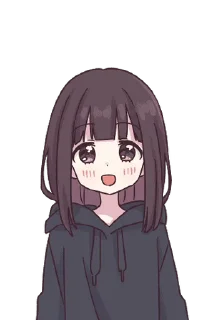 ⭐️ emoji とびだす♡くるみちゃん。 Telegram sticker 1 of 24