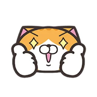 👍 emoji 白爛貓☆動態表情貼☆第6彈 Telegram sticker 12 of 41