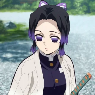 🤨 emoji Shinobu Mitsuri Kanao - @Otakuzdream Telegram sticker 9 of 95