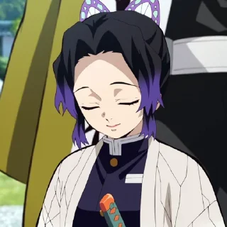 😌 emoji Shinobu Mitsuri Kanao - @Otakuzdream Telegram sticker 8 of 95