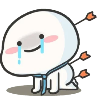 😭 emoji Lil Bean ☆ Smile Always Telegram sticker 10 of 100
