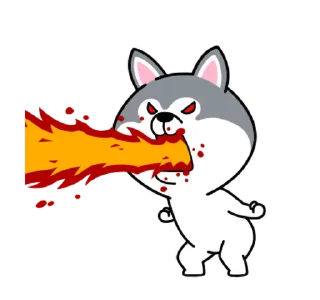 😡 emoji Hyper Dog @Stickersey Telegram sticker 20 of 30