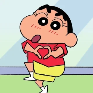 😍 emoji Shinchan Telegram sticker 7 of 42