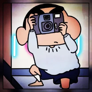 🎥 emoji Shinchan Telegram sticker 3 of 42