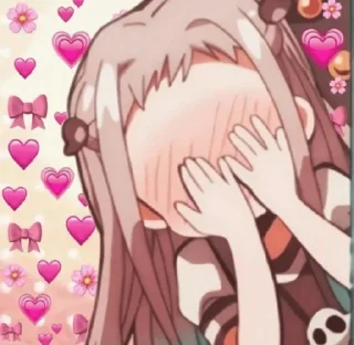 😳 emoji aww salting @stikernime Telegram sticker 12 of 18
