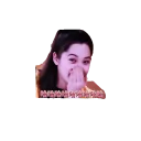 🤭 emoji Ouyang Nana 欧阳娜娜 Telegram sticker 6 of 120