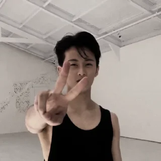 🦅 emoji Mark lee dark by @stickernct Telegram sticker 20 of 42