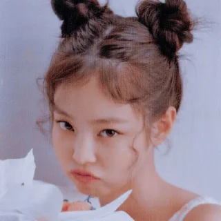 😍 emoji Jennie cute @aesthaticgirll Telegram sticker 8 of 35