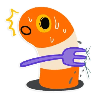 🍴 emoji Crabby Crab Telegram sticker 24 of 69