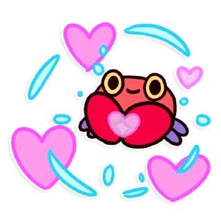 Sticker from Crabby Crab