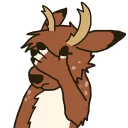 Sticker from Axo the Deer