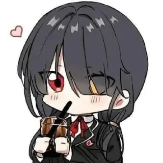 ♨️ emoji Kurumi tokisaki chibi × @voidstickers Telegram sticker 8 of 22