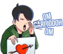 Sticker from @tikelmu Si Tamvan