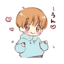 Sticker from Sticker of a boy and a girl!(Boys side) @bistic