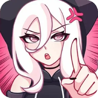 👄 emoji Kawaii @stikerhubanimes @sacredsoulx17 Telegram sticker 15 of 39