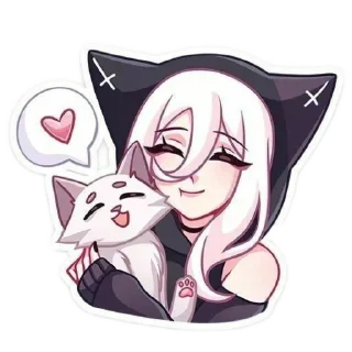 👄 emoji Kawaii @stikerhubanimes @sacredsoulx17 Telegram sticker 10 of 39