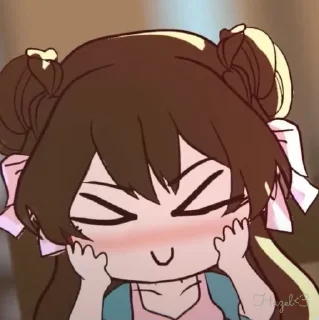 🤭 emoji ♡˖msa cute stickers｡*♡ Telegram sticker 12 of 47