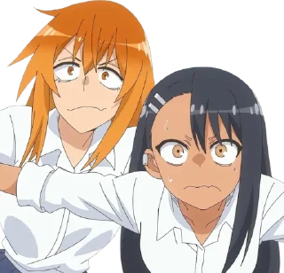 🙅‍♀ emoji Ijiranaide, Nagatoro-san ➜ @animee_stickers Telegram sticker 15 of 40