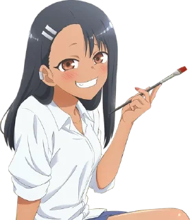 🎨 emoji Ijiranaide, Nagatoro-san ➜ @animee_stickers Telegram sticker 10 of 40