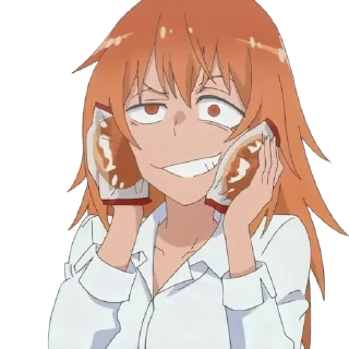 😏 emoji Ijiranaide, Nagatoro-san ➜ @animee_stickers Telegram sticker 23 of 40