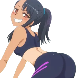 😁 emoji Ijiranaide, Nagatoro-san ➜ @animee_stickers Telegram sticker 12 of 40