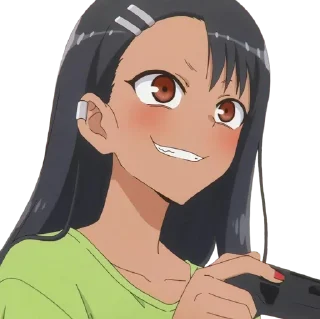 🎮 emoji Ijiranaide, Nagatoro-san ➜ @animee_stickers Telegram sticker 6 of 40