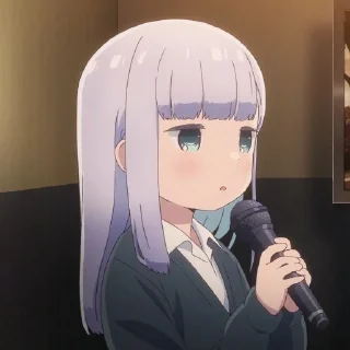 🎤 emoji Aharen-san  @just_click_here_once Telegram sticker 13 of 29