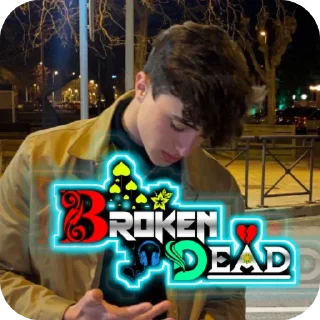 Sticker from 𝐁𝐑𝐎𝐊𝐄𝐍 @ALONE_DPZ_EDITZ @ALONEBOYSL